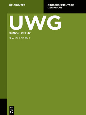 cover image of §§ 8-20; § 23 GeschGehG; Register
